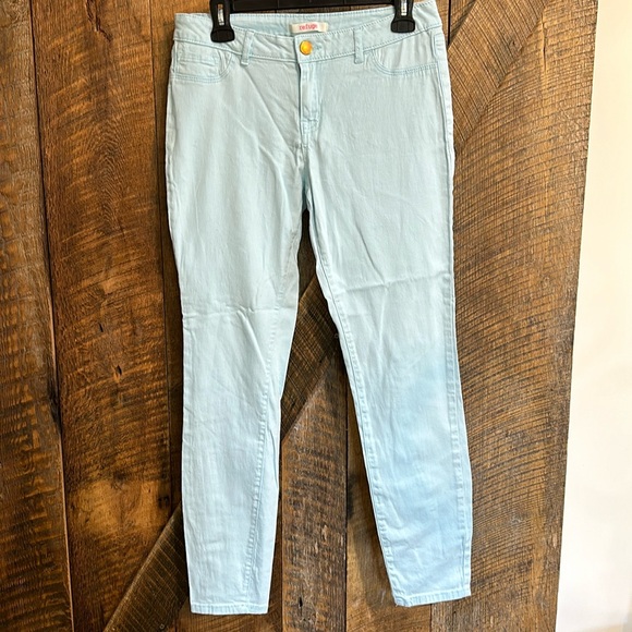 refuge Pants - Refuge Womens light blue skinny stretch jeans size 10